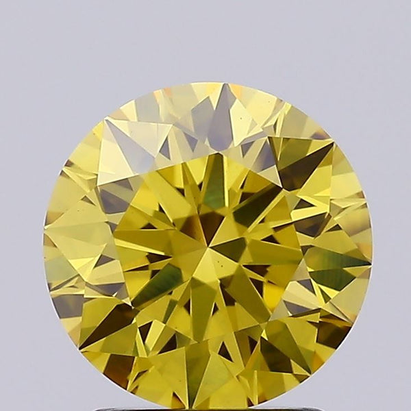 2.1-Carat Round Shape Lab Grown Diamond