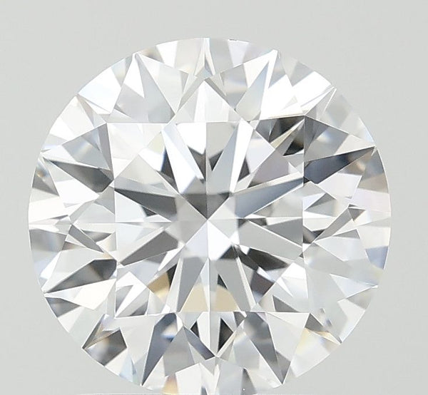 2.01-Carat Round Shape Lab Grown Diamond