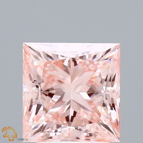 3.0-Carat Princess Shape Lab Grown Diamond