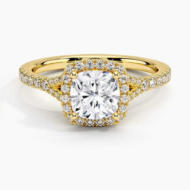 Joy Halo Diamond Engagement Ring [Setting Only] - EC101 - Roselle Jewelry