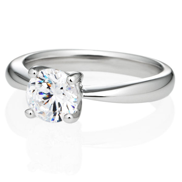 Four Prong Round Brilliant Engagement Ring [Setting Only] - EC022 - Roselle Jewelry