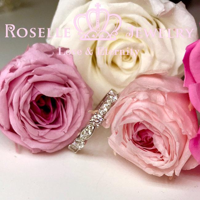 Marquise Shape Wedding Ring - BA36 - Roselle Jewelry