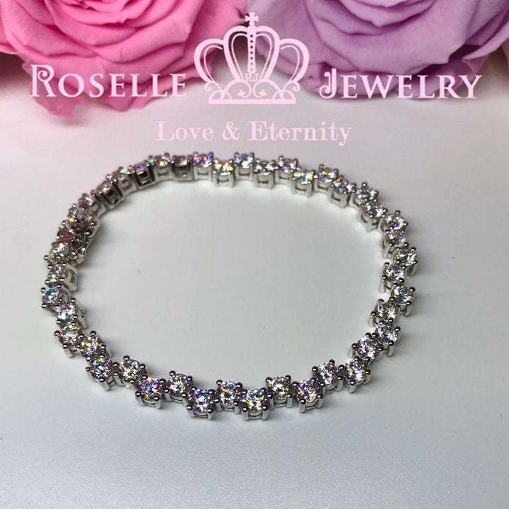 Cascade Tennis Bracelet - B152 - Roselle Jewelry