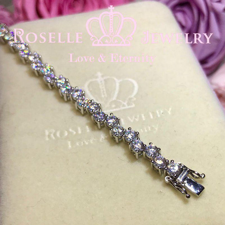 Cascade Tennis Bracelet - B152 - Roselle Jewelry